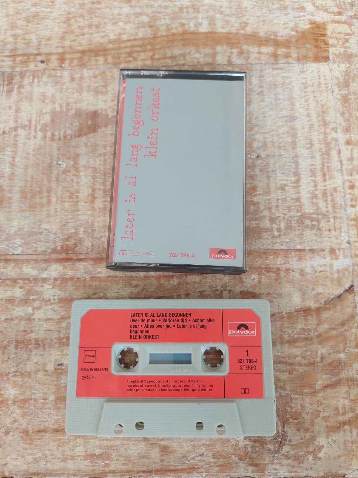 Later is al lang begonnen - Klein Orkest (Cassettebandje), Ophalen, Gebruikt, 1 bandje, Voorbespeeld