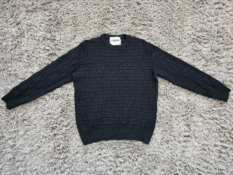 Iceberg Pullover maat S, Verzenden, Zwart, Zo goed als nieuw, Maat 46 (S) of kleiner