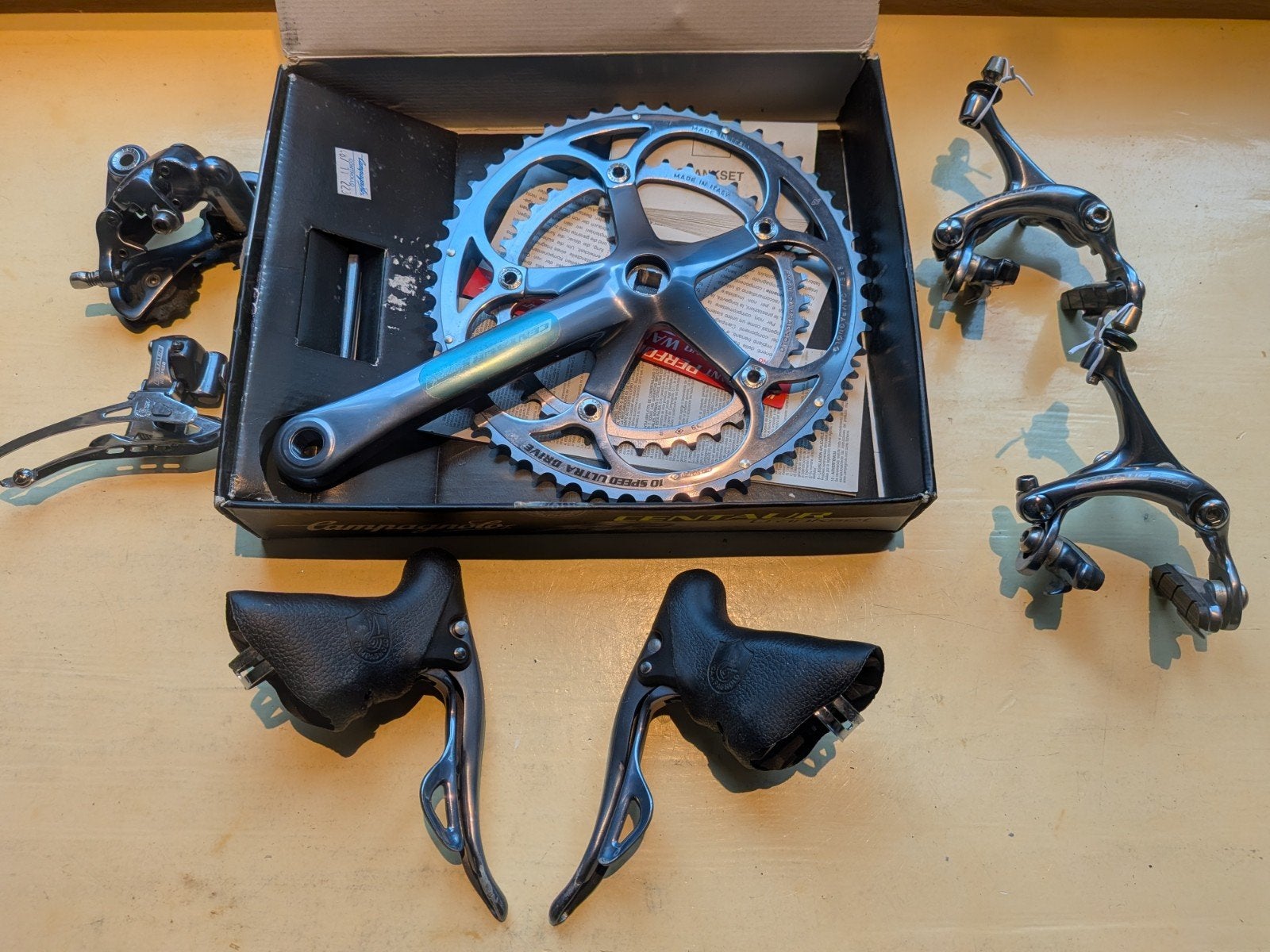 Campagnolo centaur century grey, Ophalen of Verzenden, Remmen