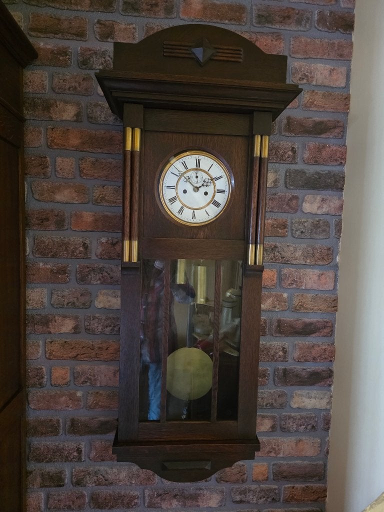 Snaar regulateur Art Deco met seconde wijzer, Ophalen of Verzenden