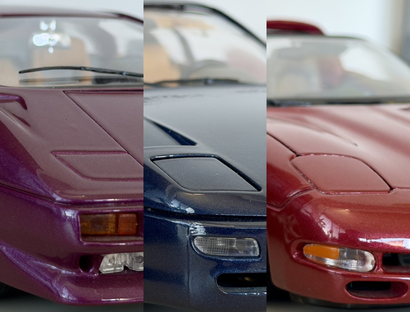 Zeer heet 90’s trio, Lamborghini, Ferrari, Corvette 1:18, Hobby en Vrije tijd, Modelauto's | 1:18, Verzenden, Zo goed als nieuw