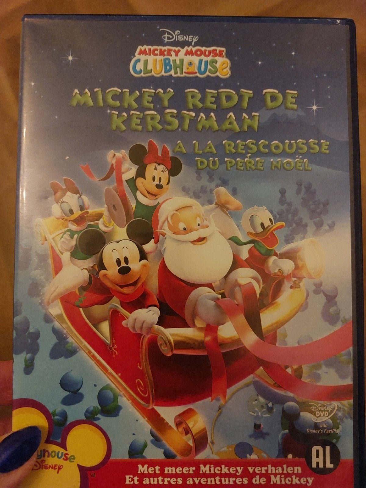 dvd mickey redt de kerstman, Alle leeftijden, Ophalen of Verzenden, Zo goed als nieuw