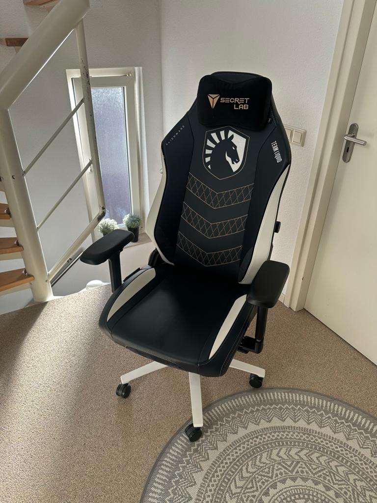 Secret lab Team Liquid gamestoel, Ophalen, Blauw, Zo goed als nieuw, Gaming bureaustoel
