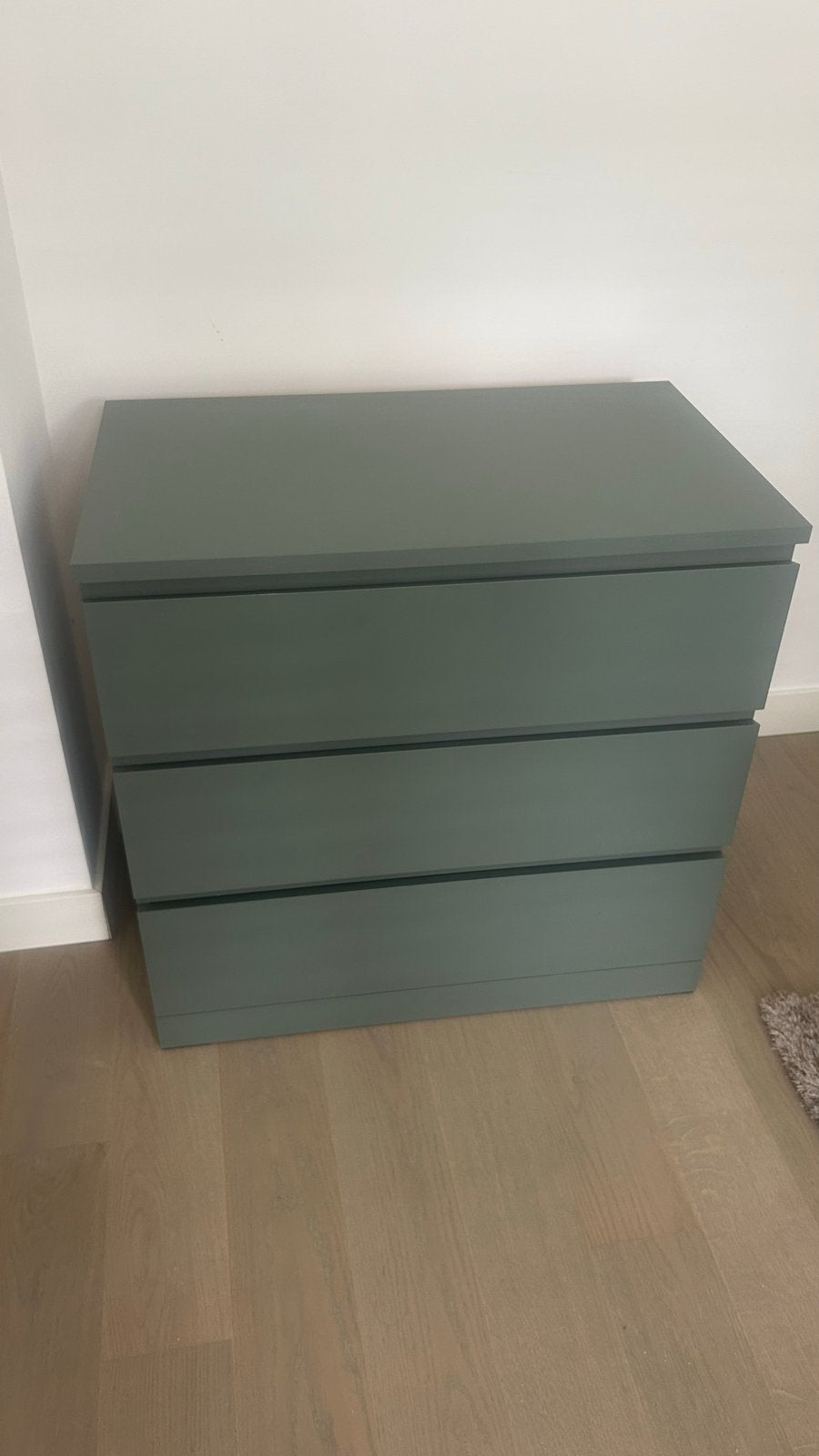 Ikea Malm ladekast met 3 lades, Ophalen, Overige materialen, Gebruikt, 50 tot 100 cm