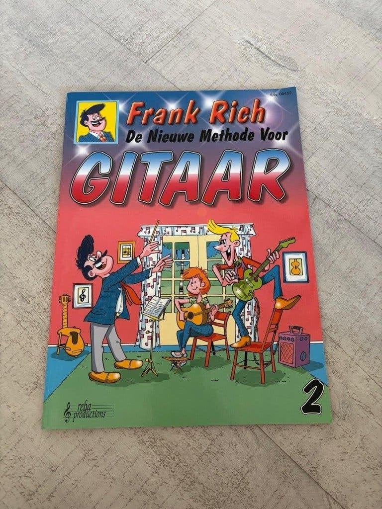 Als nieuw Muziekboek Frank Rich Nieuwe Methode voor Gitaar 2, Gitaar, Les of Cursus, Ophalen of Verzenden, Zo goed als nieuw