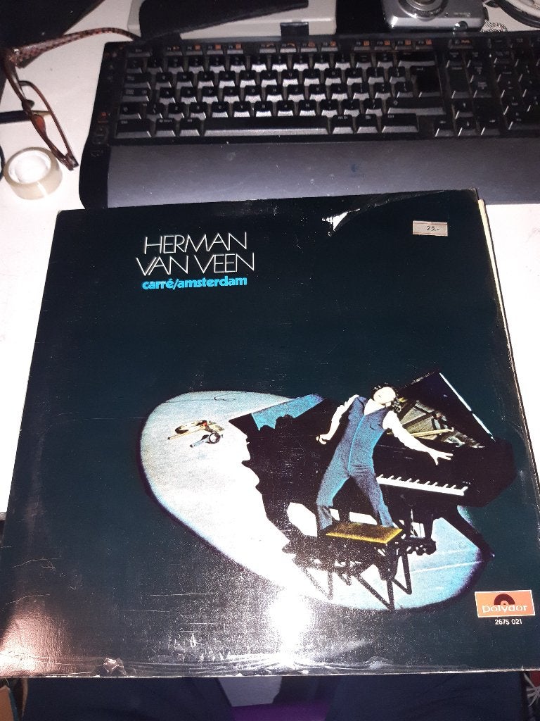 dubbel lp Herman van Veen in Carre (Z194-217), Ophalen of Verzenden, Zo goed als nieuw, 12 inch, Levenslied of Smartlap