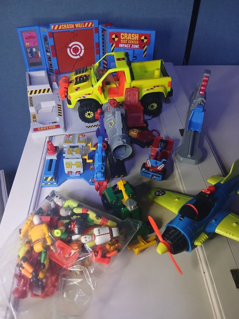 Lot Crash Test Dummies Voertuigen en Figuren, Ophalen of Verzenden