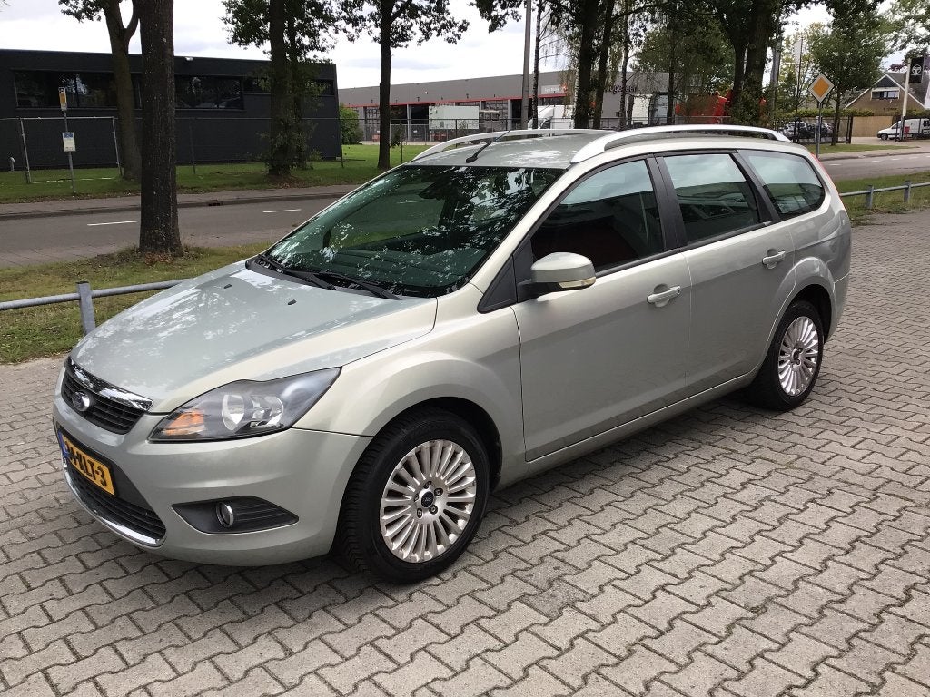 Ford Focus 1.8 92KW Wagon 2010 LIMITED EDITION, Auto's, Zwart, 4 cilinders, Parkeersensor, Blauw