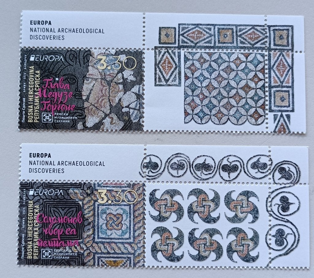 Bosnie Herz.- Bosnia her(Servie) 2025  cept PF with vignet, Ophalen of Verzenden, Overige landen, Postfris