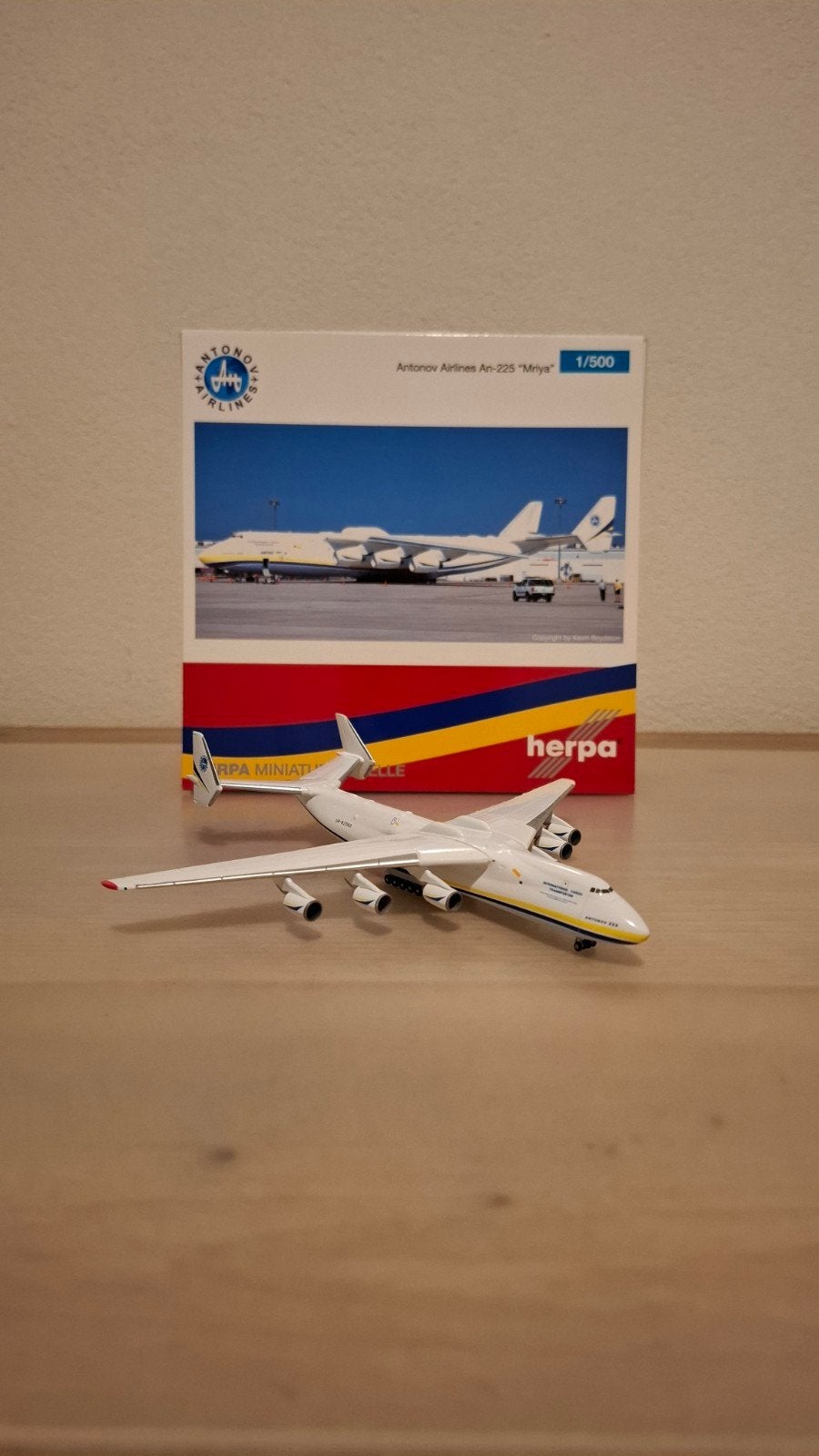 herpa 1:500 antonov 225, Ophalen of Verzenden, Nieuw, Schaalmodel
