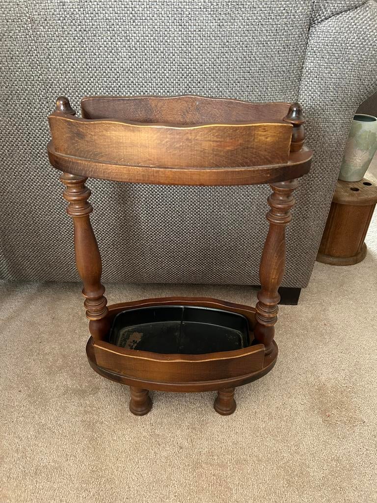 Vintage paraplu bak, Ophalen, Gebruikt, Hout
