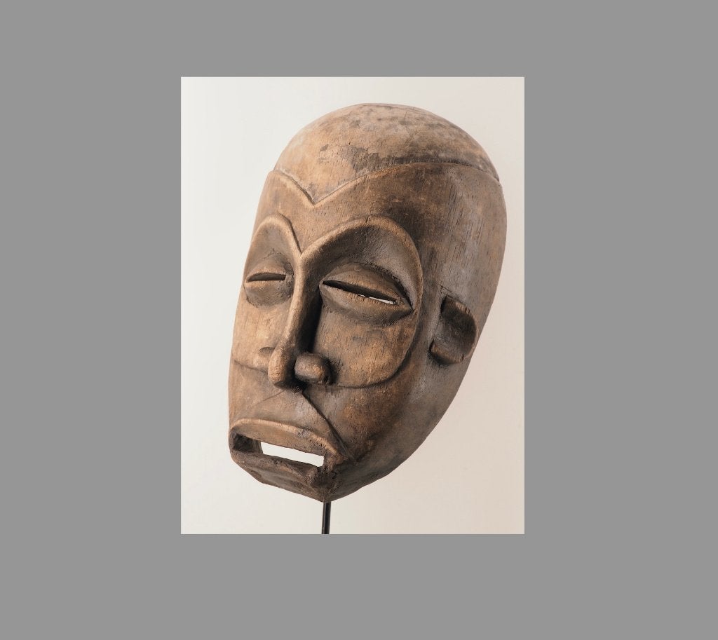 Yaka masker Congo (251014-10), Hout, Afrika, Masker, Ophalen of Verzenden