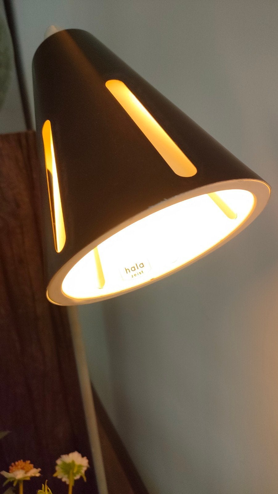 Vintage Hala Zeist Zonneserie staande lamp., Ophalen, Gebruikt