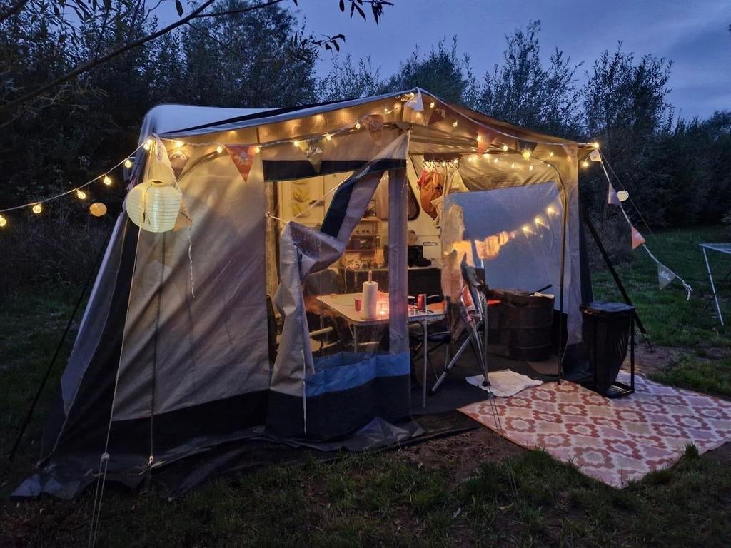 Voortent en luifel caravan omloopmaat 725-750 (maat 4), Ophalen, Gebruikt, Overige merken