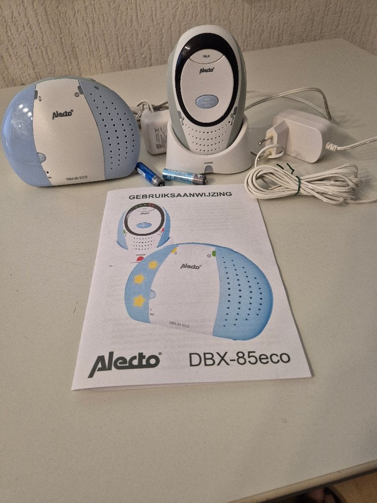 Alecto DBX-85 ECO babyfoon, Kinderen en Baby's, Ophalen of Verzenden, Zo goed als nieuw, 100 tot 250 meter