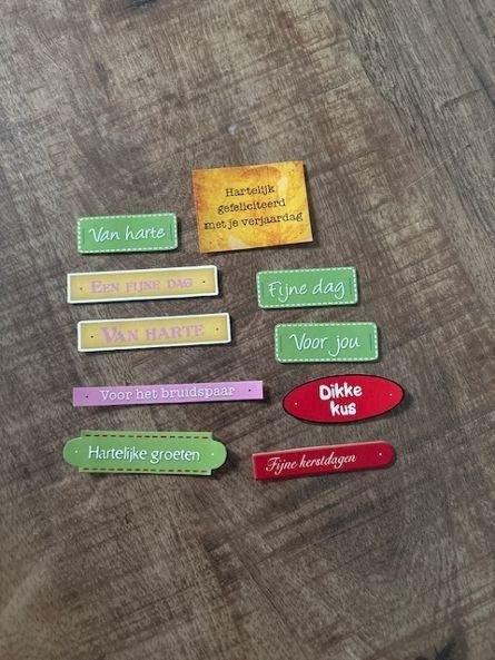 plaatjes 855 (4+1 gratis), Hobby en Vrije tijd, Kaarten | Zelf maken, Ophalen of Verzenden, Nieuw, Overige thema's, Knipvel