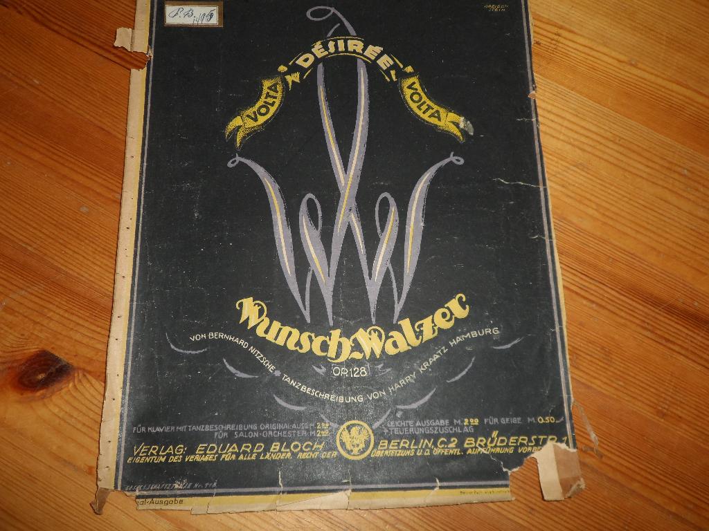 Wunsch walzer desiree - bernhard nitzsche, Gebruikt, Ophalen of Verzenden, Artiest of Componist, Piano