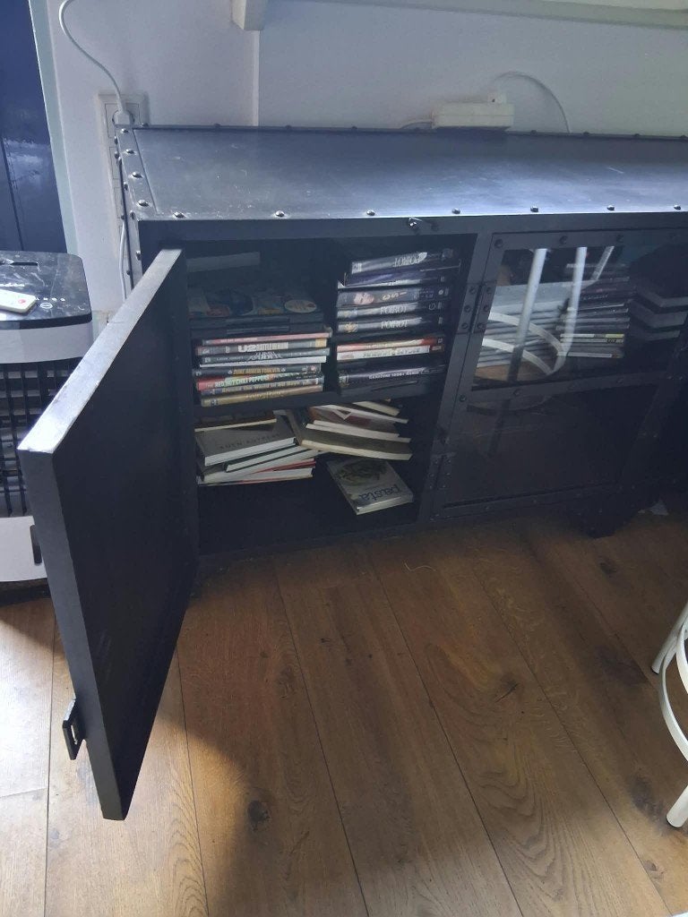 Mooie metalen Indiase scheepskast, Ophalen of Verzenden