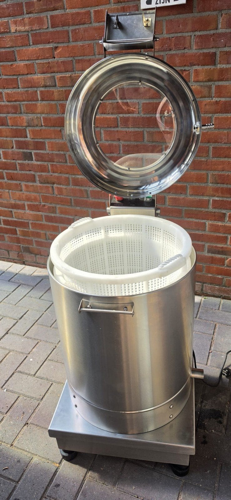 Nieuwe GGM Gastro RVS slacentrifuge, één keer gebruikt, Ophalen, Gebruikt