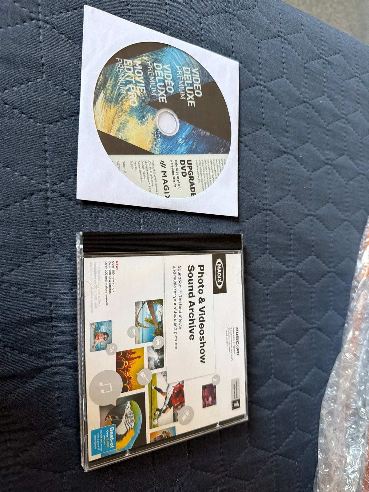 MAGIX Video Deluxe Premium & Photo & Videoshow Sound Archive, Ophalen of Verzenden, Zo goed als nieuw, Windows