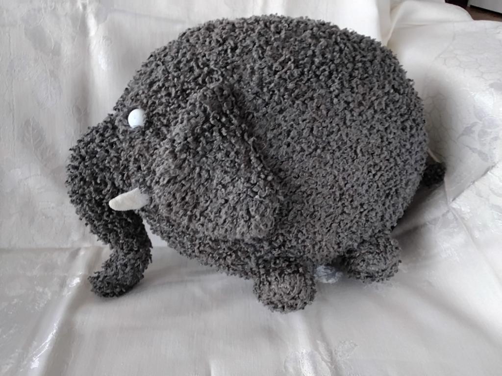 OLLI FEYENOORD KNUFFEL OLIFANT, Ophalen of Verzenden, Zo goed als nieuw, Grijs, Olifant