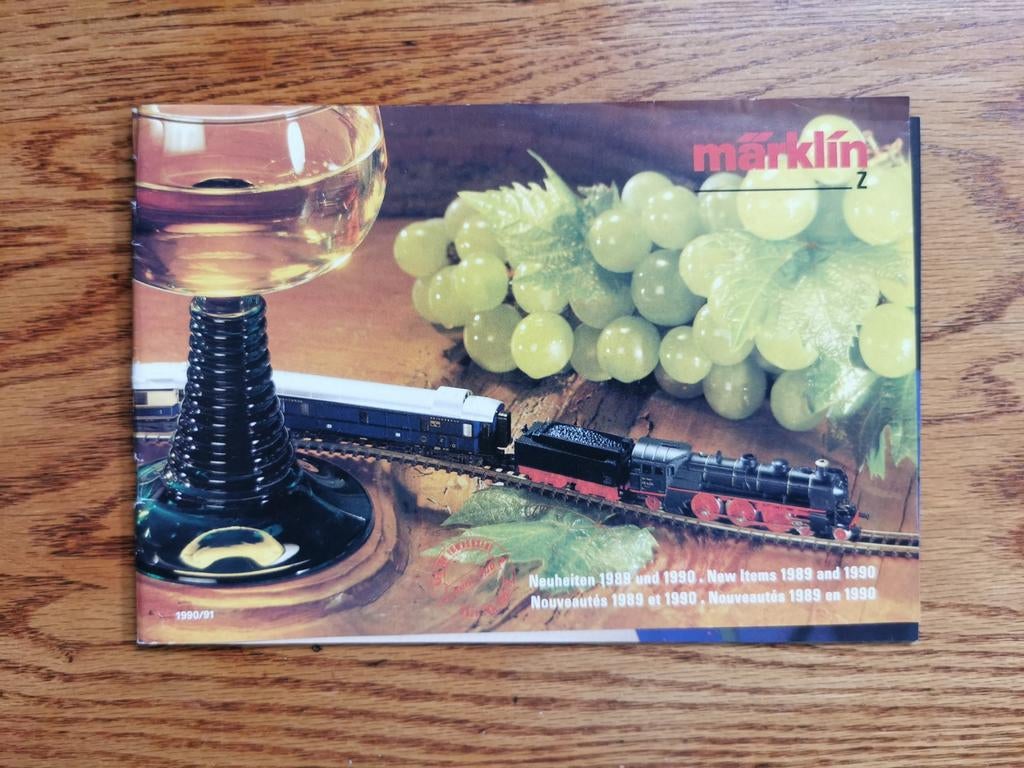 Märklin Z Catalogus 1990/91 - Neuheiten 1989 en 1990, Wisselstroom, Analoog, Zo goed als nieuw, Märklin