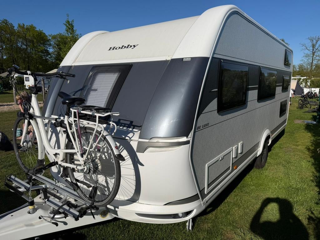Hobby Deluxe 545 KMF FULL OPTIONS, Caravans en Kamperen, Hobby, Schokbreker, Treinzit, Particulier