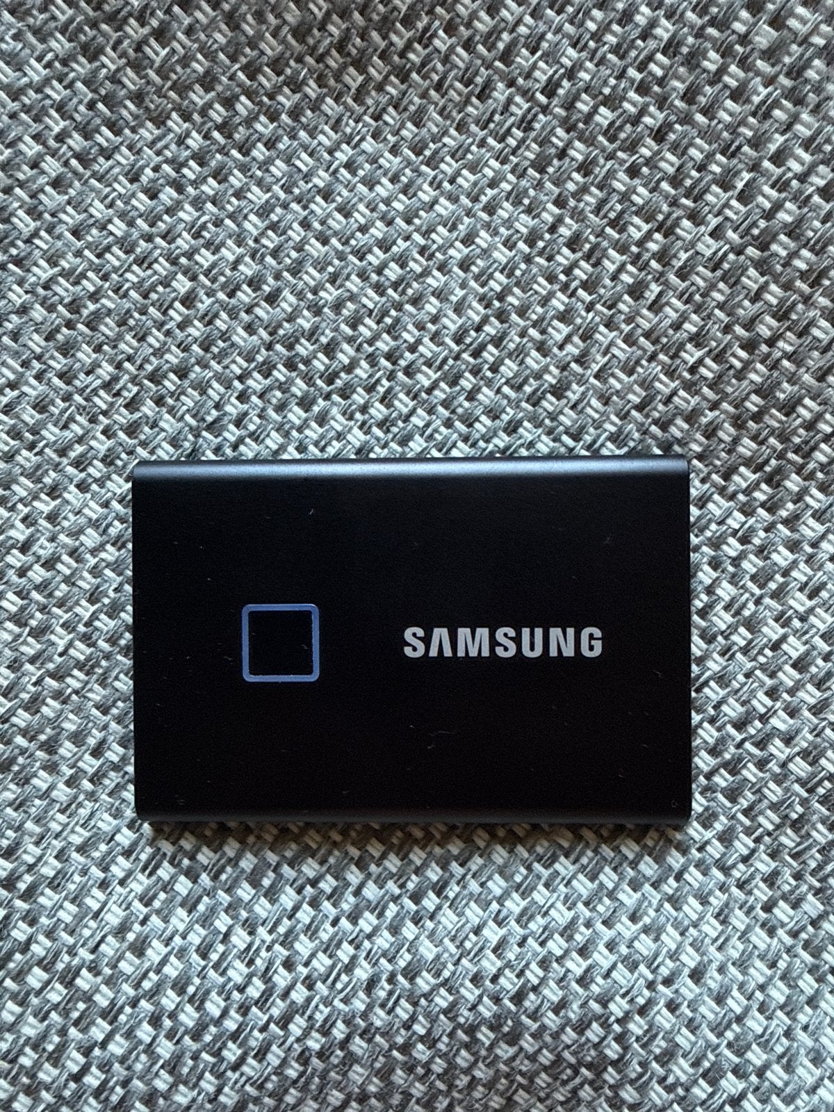 Samsung T7 Touch 1TB SSD - Zo goed als nieuw, Computers en Software, Harde schijven, Zo goed als nieuw, Extern, SSD, USB, Ophalen of Verzenden