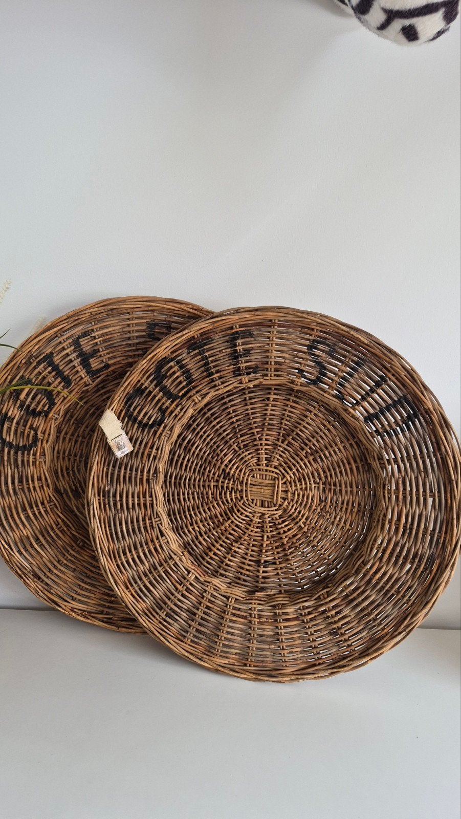 Rivièra Maison 2 x rotan onderbord 45 cm, Ophalen of Verzenden, Nieuw, Rond, Hout