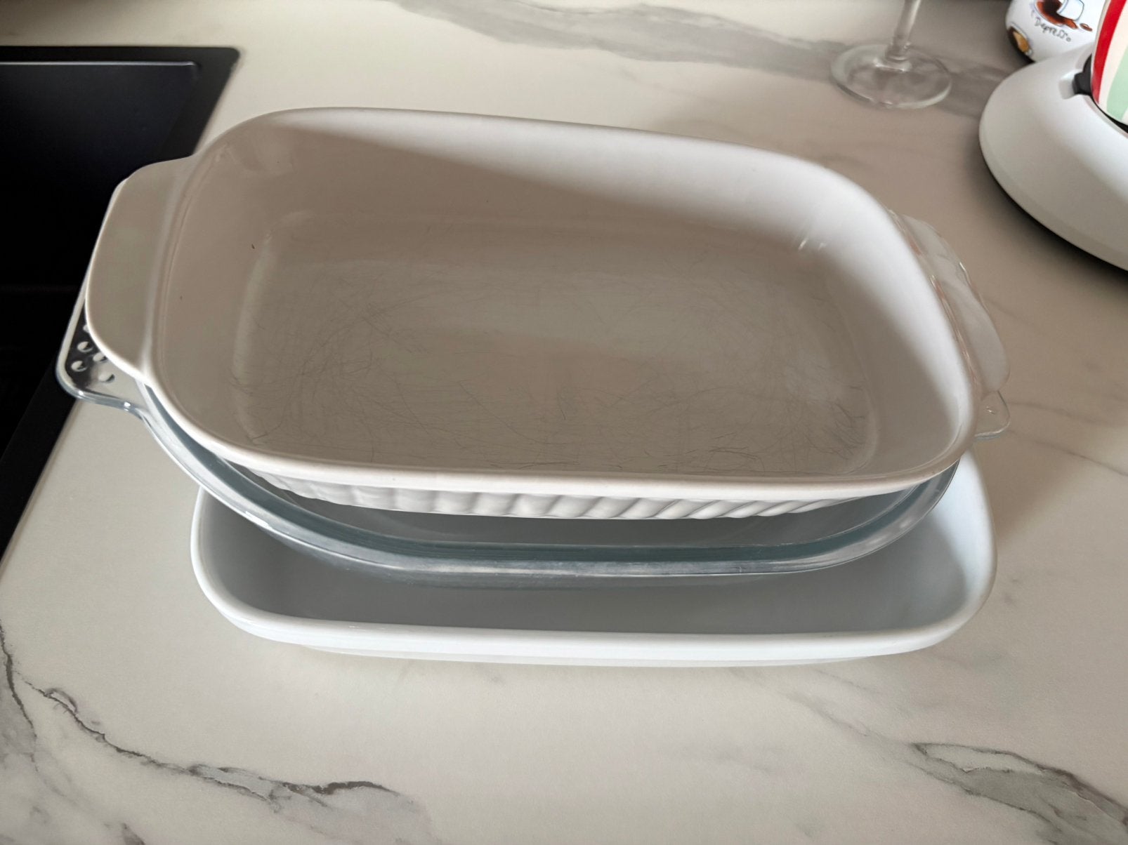Ovenschalen wit, Huis en Inrichting, Keuken | Servies, Ophalen of Verzenden, Porselein, Overige stijlen, Bord(en)