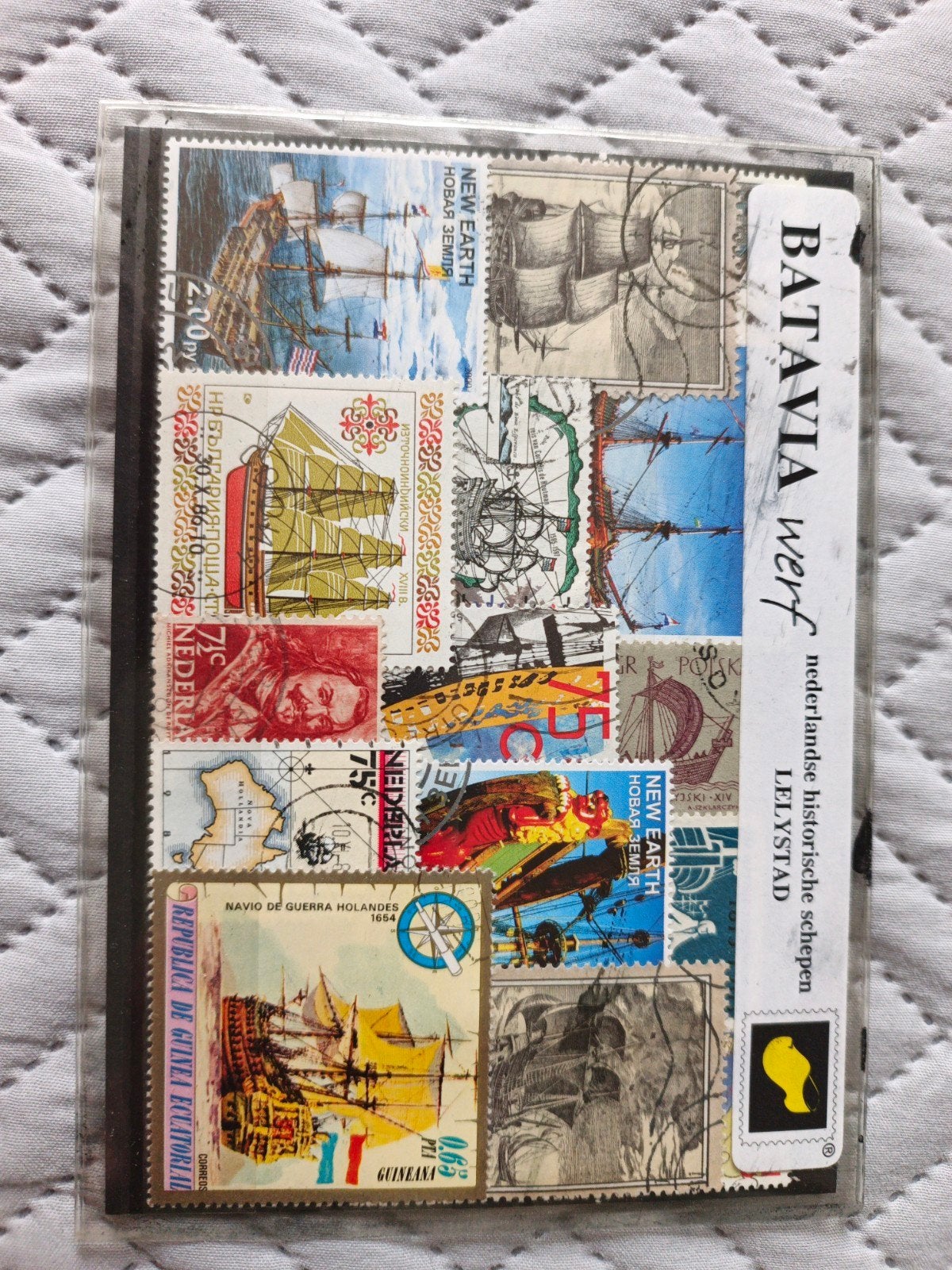 Postzegelcollectie Batavia Werf - Historische Schepen, Ophalen of Verzenden