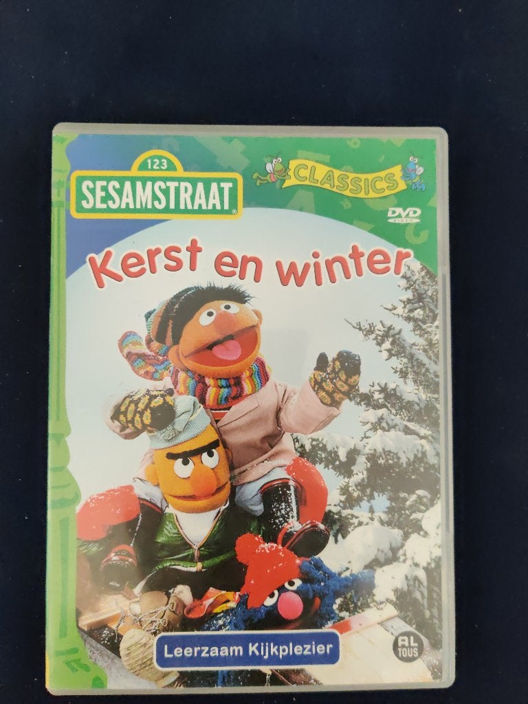 1 2 3 Sesamstraat - Kerst en Winter Leerzaam Kijkplezier Cla, Alle leeftijden, Ophalen of Verzenden, Zo goed als nieuw, Educatief