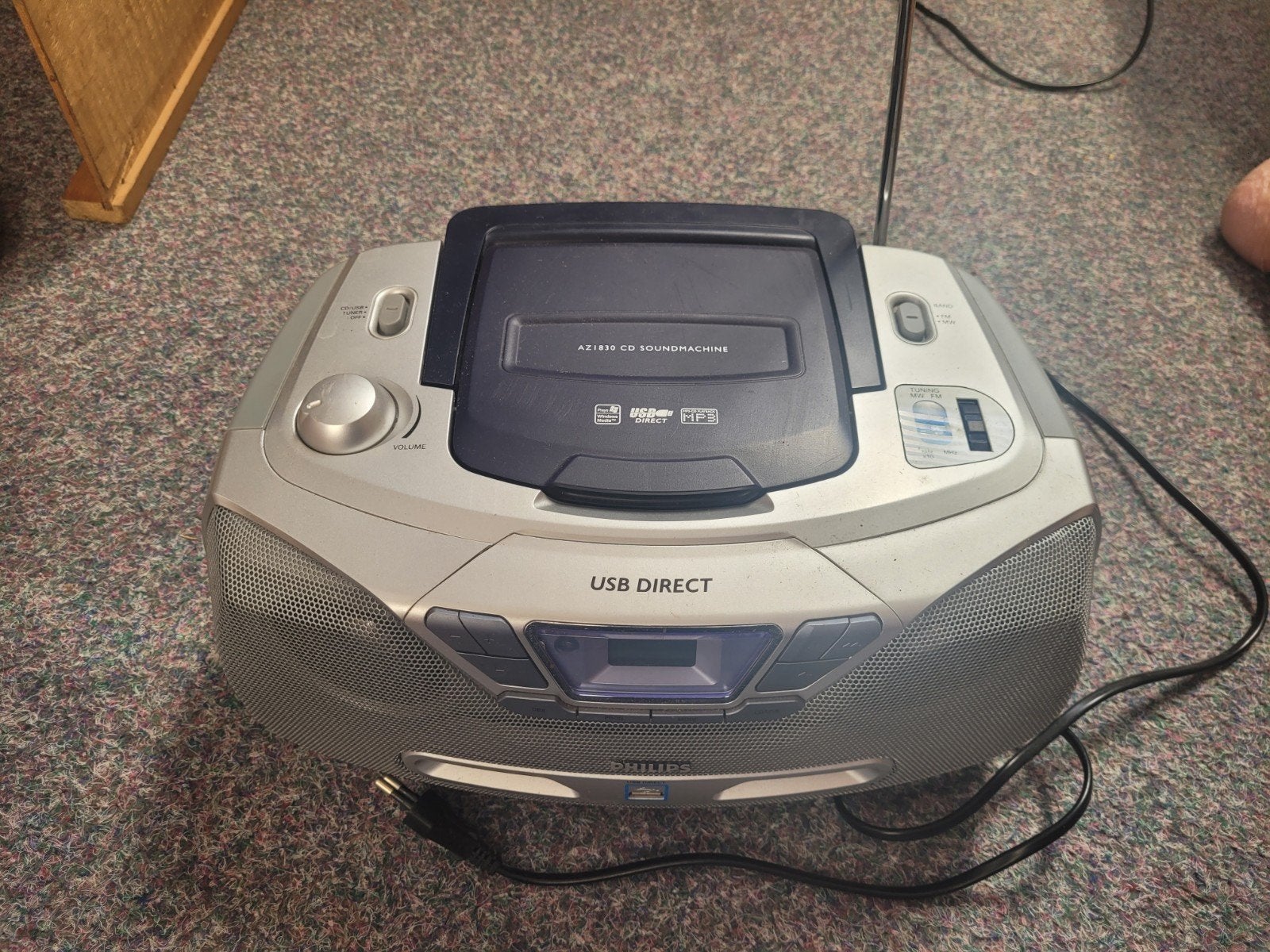 Philips AZ2139 CD Soundmachine met USB Direct, Philips, Draagbaar, Ophalen of Verzenden, Zo goed als nieuw