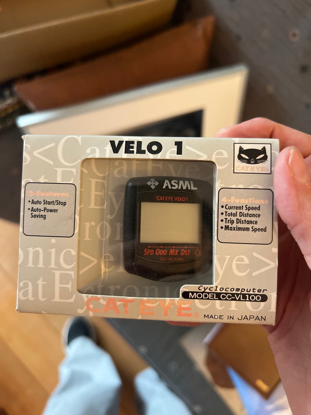 ASML Cateye Velo 1 Fietscomputer - Nieuw in doos, Fietsen en Brommers, Fietsaccessoires | Fietscomputers, Ophalen of Verzenden