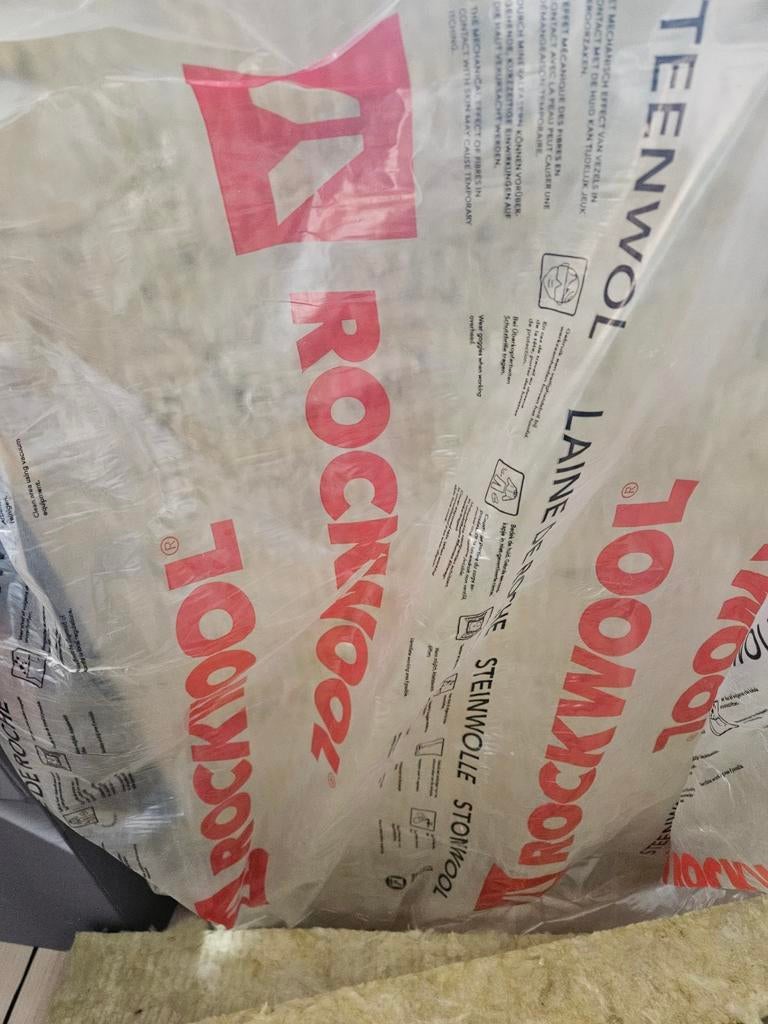 Rockwool, Ophalen, 4 tot 8 cm, Nieuw, Steenwol