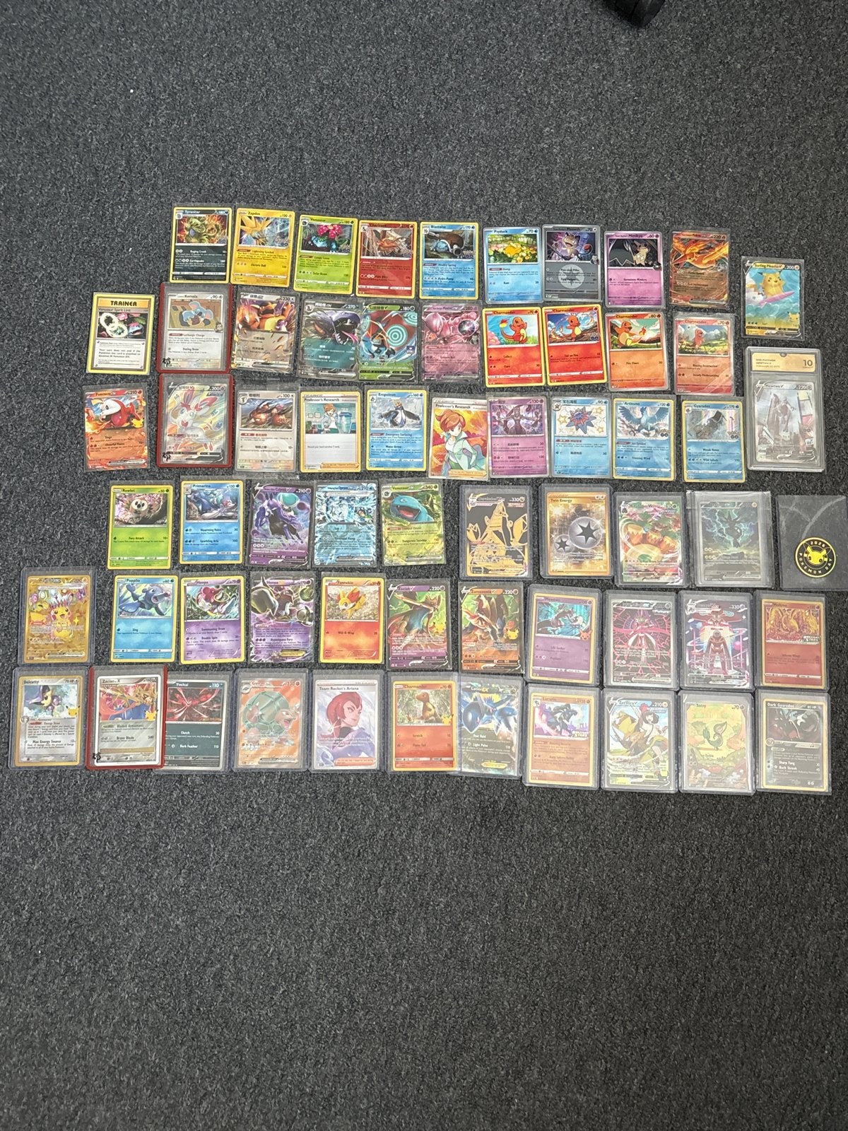 Grote Pokémon kaarten verzameling - Diverse sets en zeldzaam, Ophalen of Verzenden, Zo goed als nieuw, Meerdere kaarten, Foil