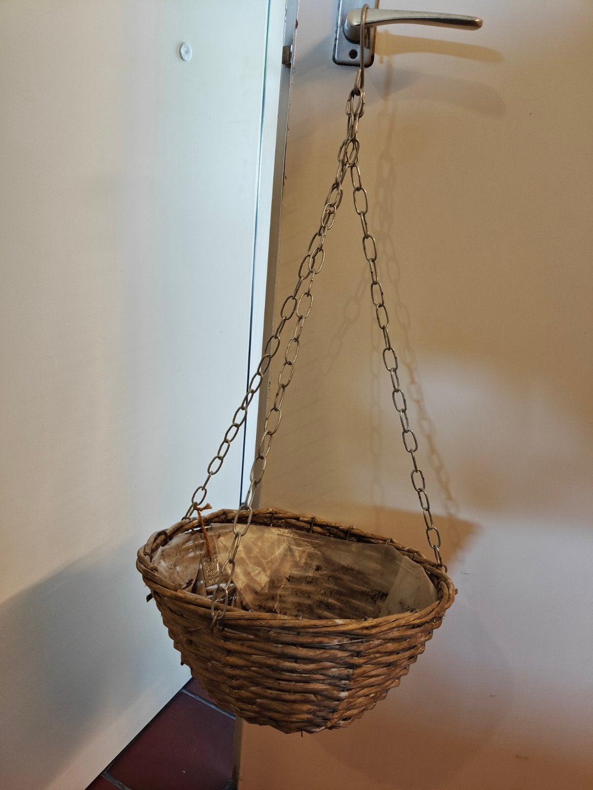 Twee hangpotten, Ophalen, Gebruikt, Rond, Minder dan 30 cm