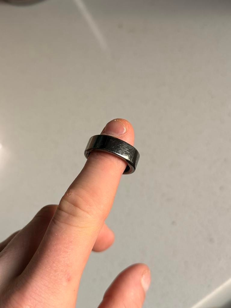 Oura Ring Gen 2 maat 11, Gebruikt, geen abonnement nodig, Ophalen of Verzenden, Gebruikt, Zwart