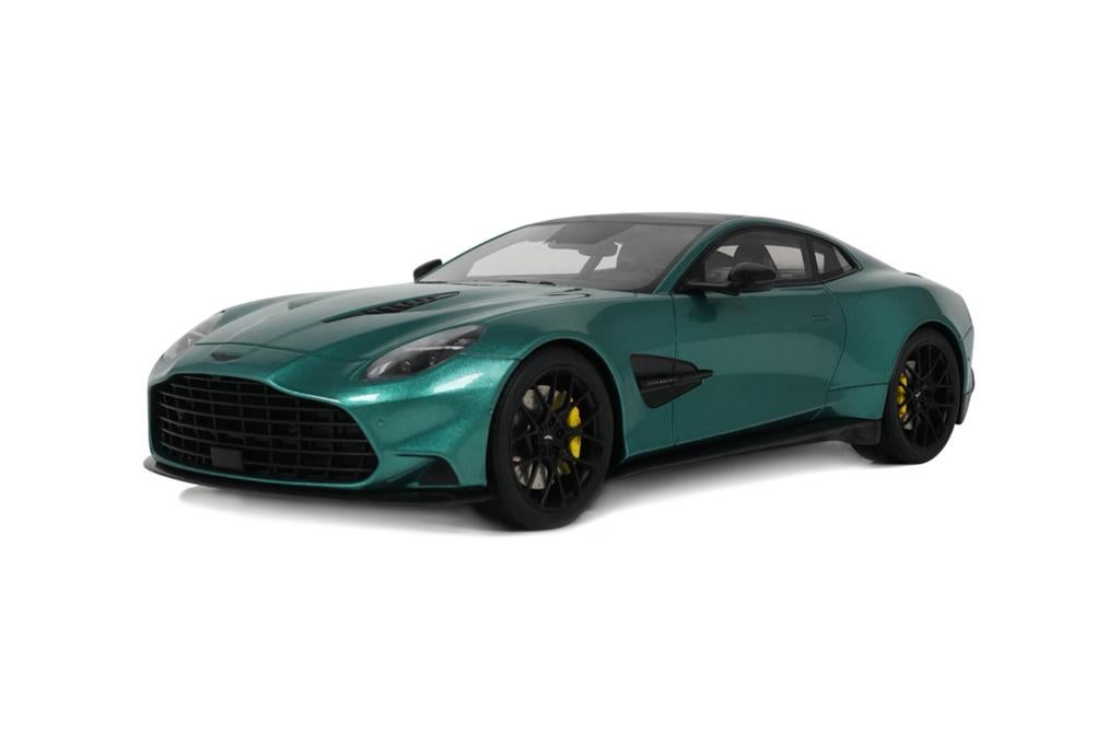 GT Spirit GT551 Aston Martin Vanquish Groen 1:18 1/18, Ophalen of Verzenden, Zo goed als nieuw, Auto, Overige merken