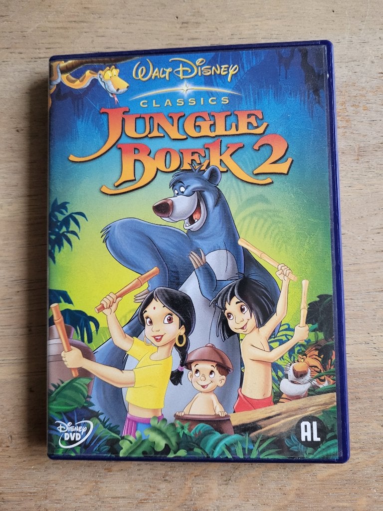 Jungle Boek 2 - Disney DVD, Animatie, Nederlands, Inclusief doosje, Ophalen of Verzenden