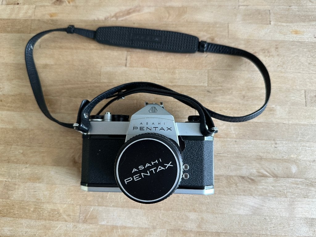 FOTOCAMERA PENTAX ASAHI SP 1000 MET TOEBEHOREN - IZGS, Ophalen of Verzenden, Zo goed als nieuw, Spiegelreflex, Canon