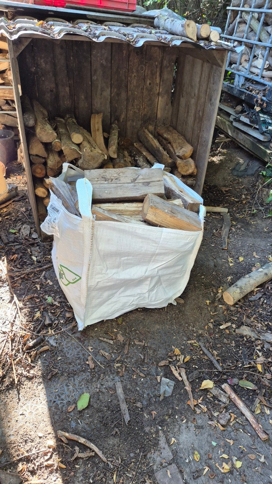 ✅️🔥BIGBAGS DROOG HAARDHOUT., Minder dan 3 m³, Ophalen of Verzenden