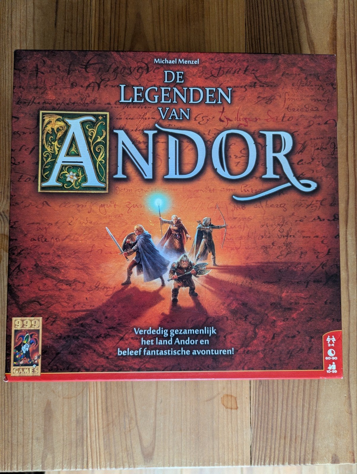 De Legenden van Andor - Basisspel, Drie of vier spelers, Ophalen of Verzenden, Zo goed als nieuw, Kosmos, 999 games