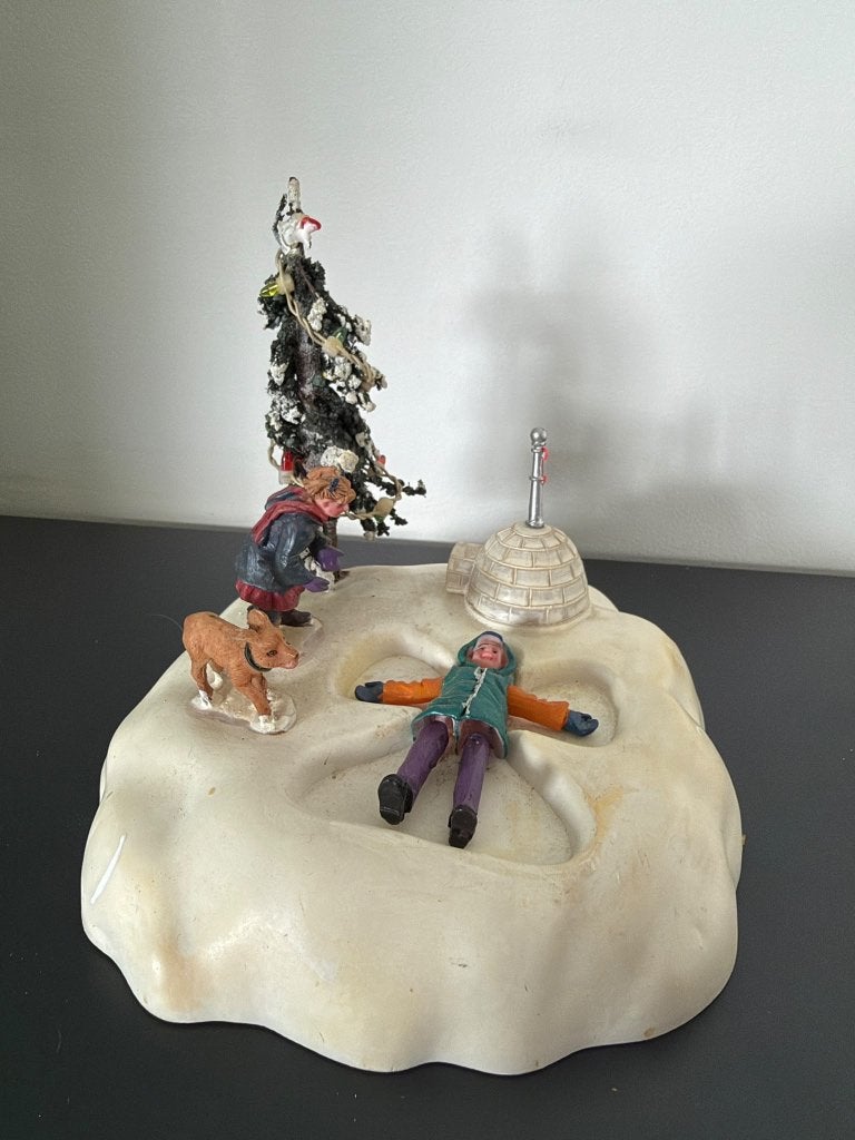 Lemax bewegend kersttafereeL sneeuwengel, Ophalen, Gebruikt