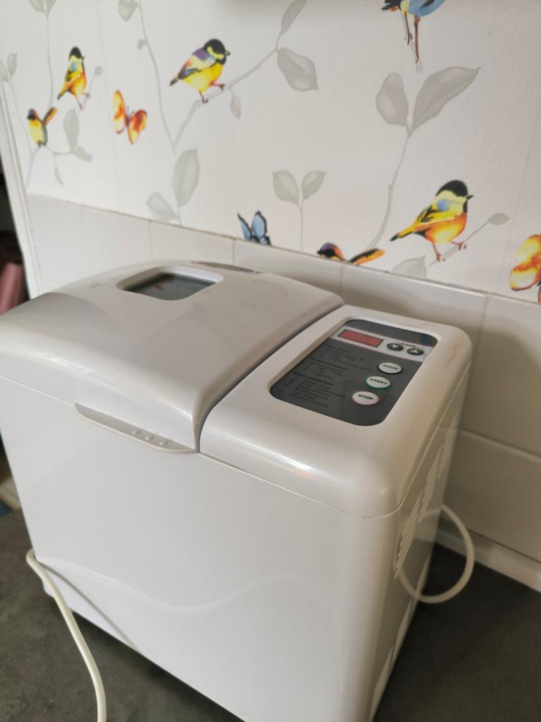 Complete Broodbakmachine  (500W) – Inclusief NL Handl, Gebruikt, 800 tot 1200 gram deeg, Ophalen of Verzenden, Zonder timer