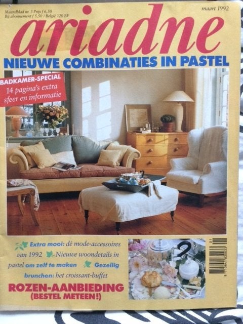 ariadne maart 1992, Boeken, Ophalen of Verzenden, Gelezen, Damesbladen