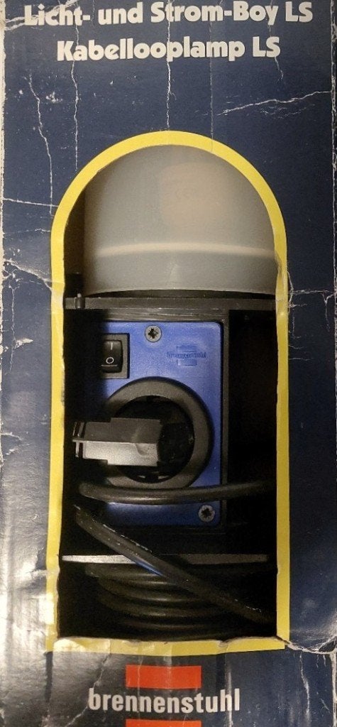 Brennenstuhl Kabellooplamp LS of Campinglamp met WCD, Caravans en Kamperen, Kampeeraccessoires, Ophalen of Verzenden, Zo goed als nieuw