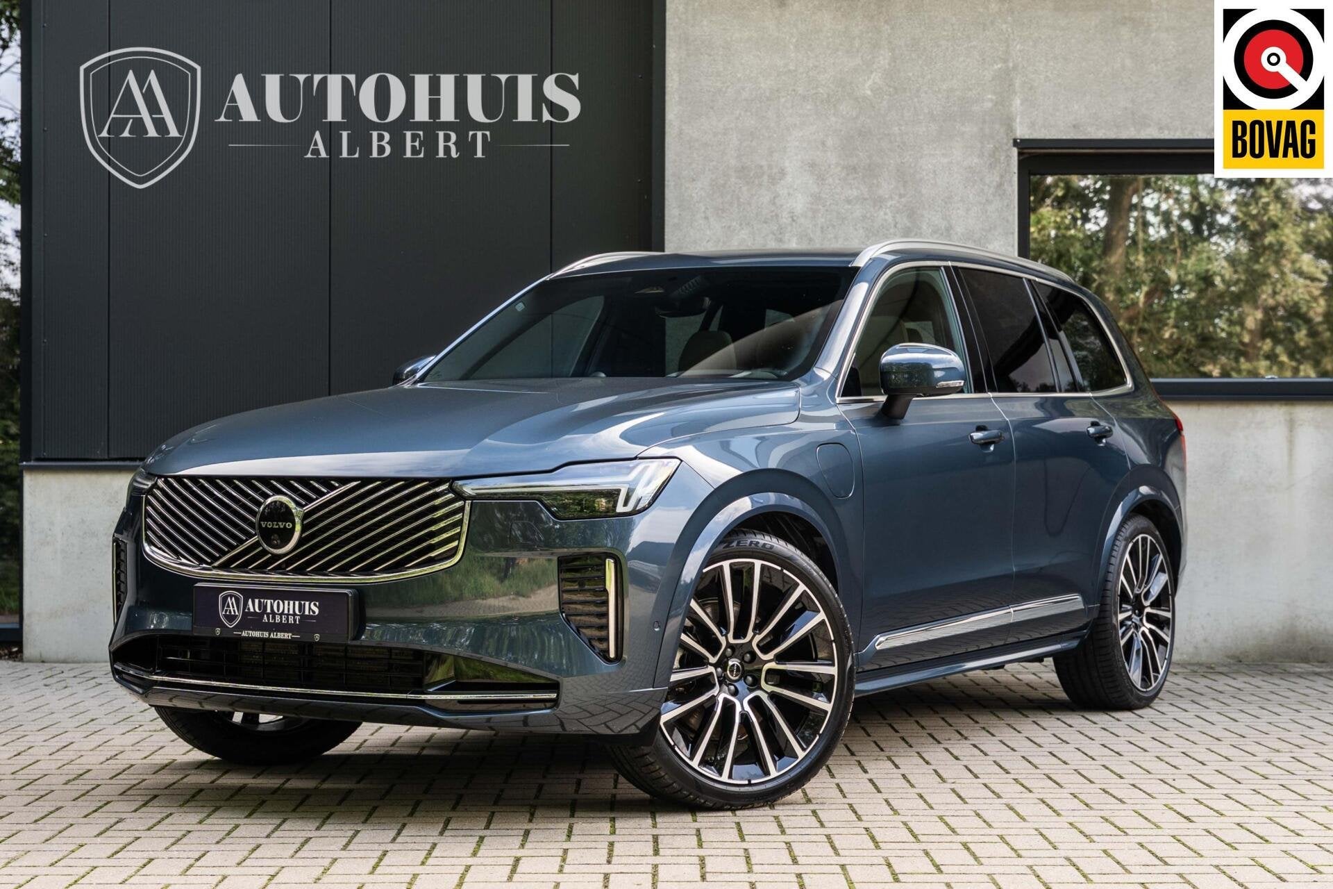 Volvo XC90 T8 Plus Bright B&W Pano Lucht 360c HUD Massage 22, Gebruikt, Zwart, 4 cilinders, 1969 cc