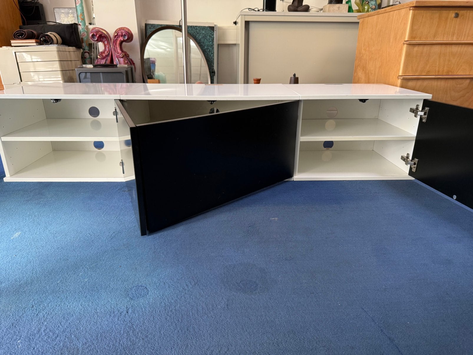 UNNU. audio hifi meubel 3 delig 2/51,5 cm en 69, Ophalen, Gebruikt