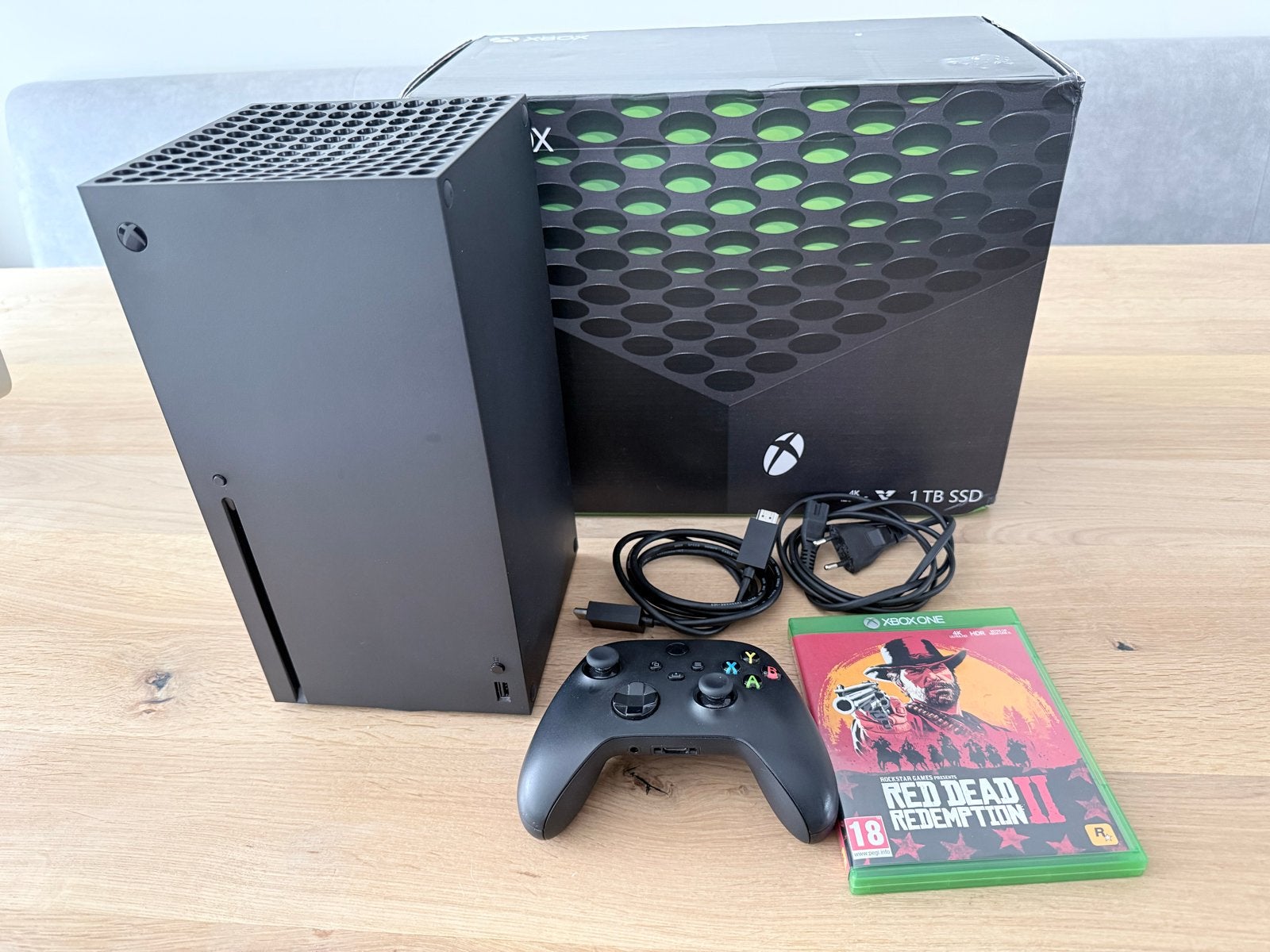 Xbox Series X 1TB met Red Dead Redemption 2, Spelcomputers en Games, Ophalen of Verzenden, Zo goed als nieuw, Xbox Series X